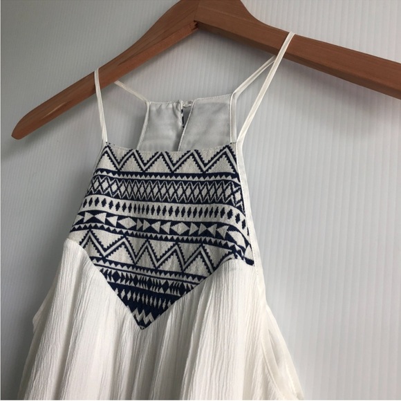 Jack by BB Dakota Navy and White Patterned Dress - Picture 5 of 9